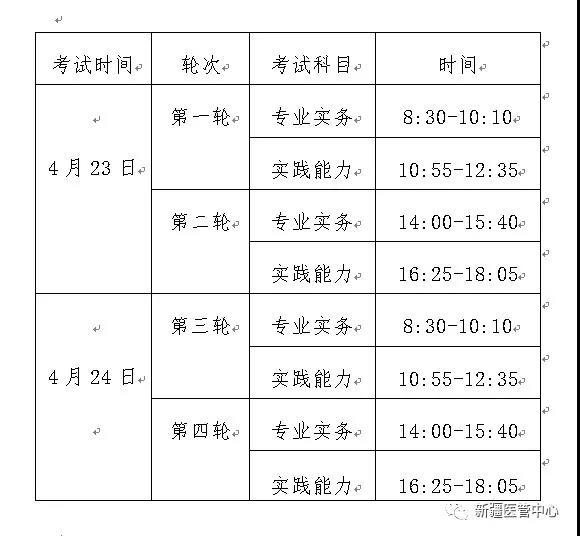 2022年护士资格考试时间