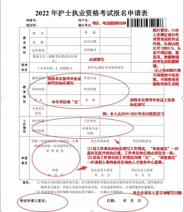 2022年护士资格考试报名