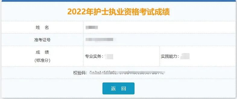 2022年护士资格成绩查询入口
